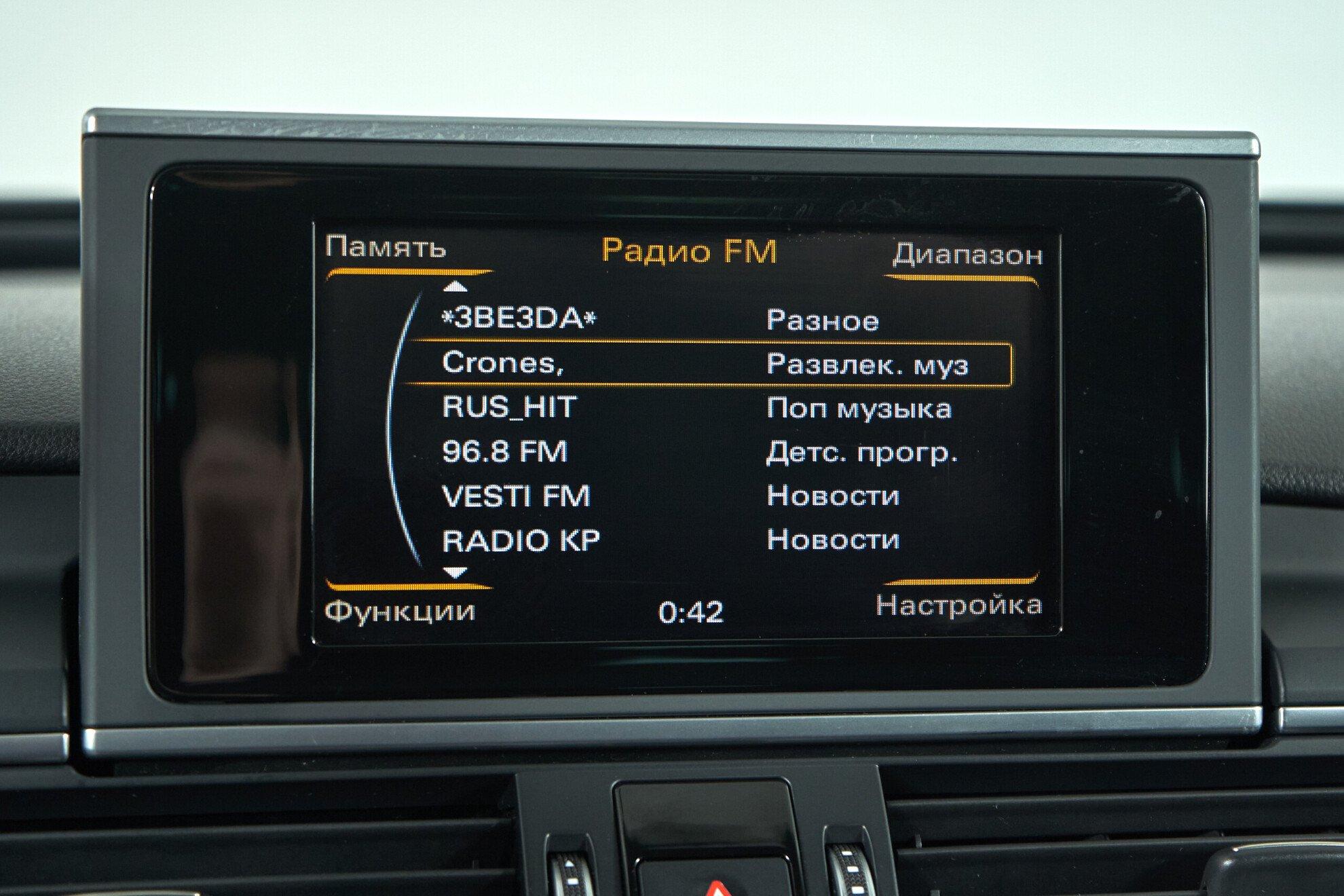 Audi A6 2017, черный