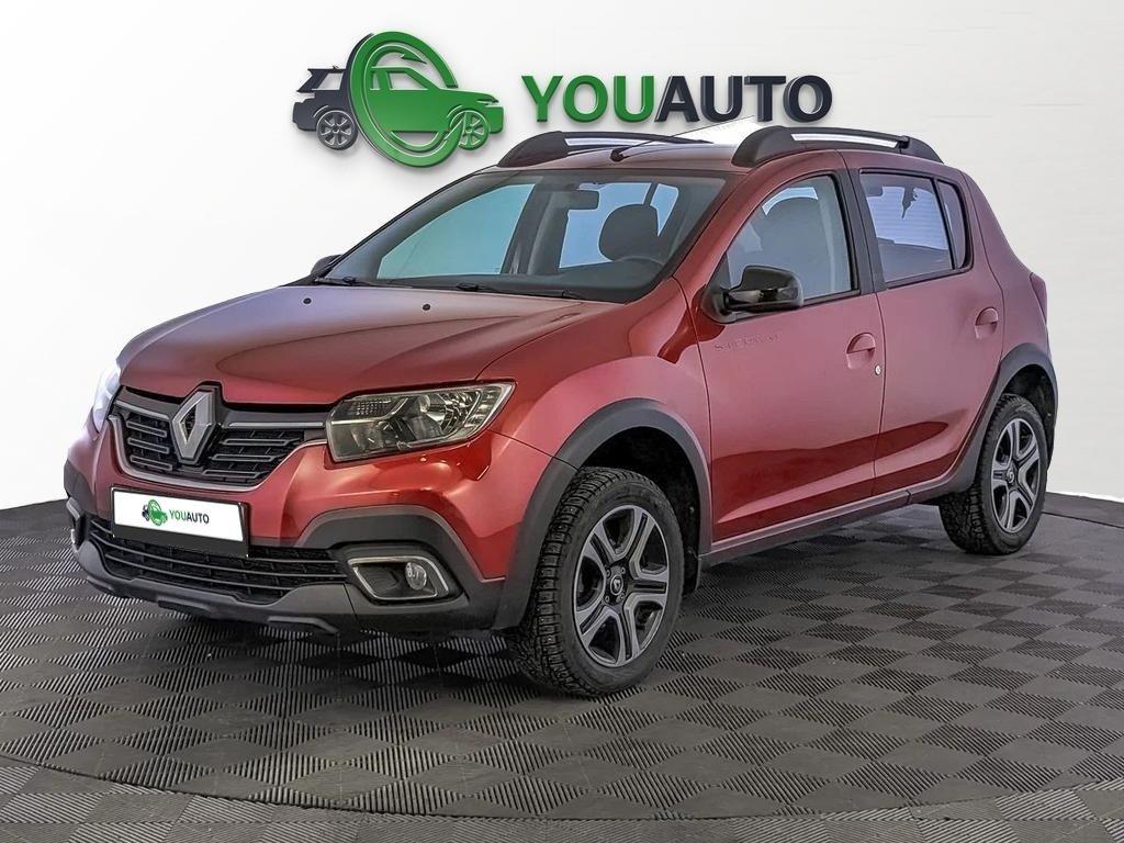 Renault Sandero 2019, красный