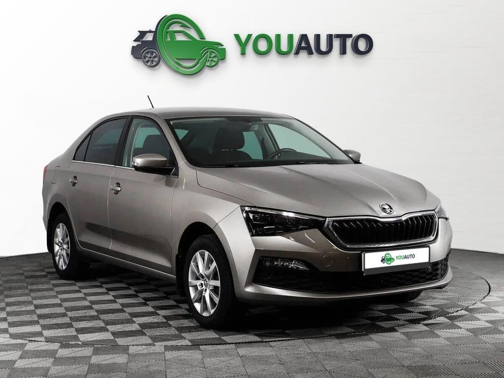 Skoda Rapid 2021, коричневый