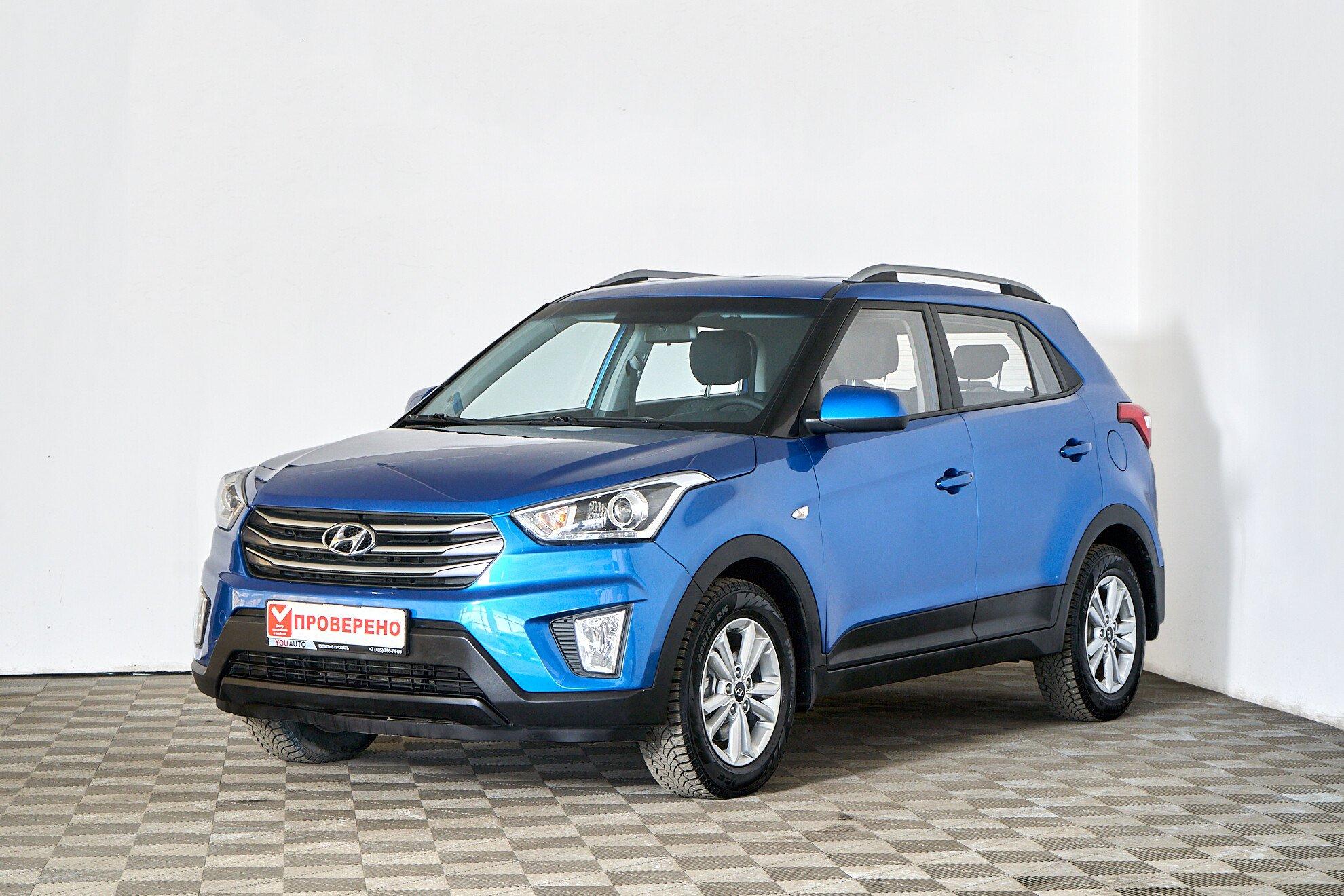 Hyundai Creta 2017, синий