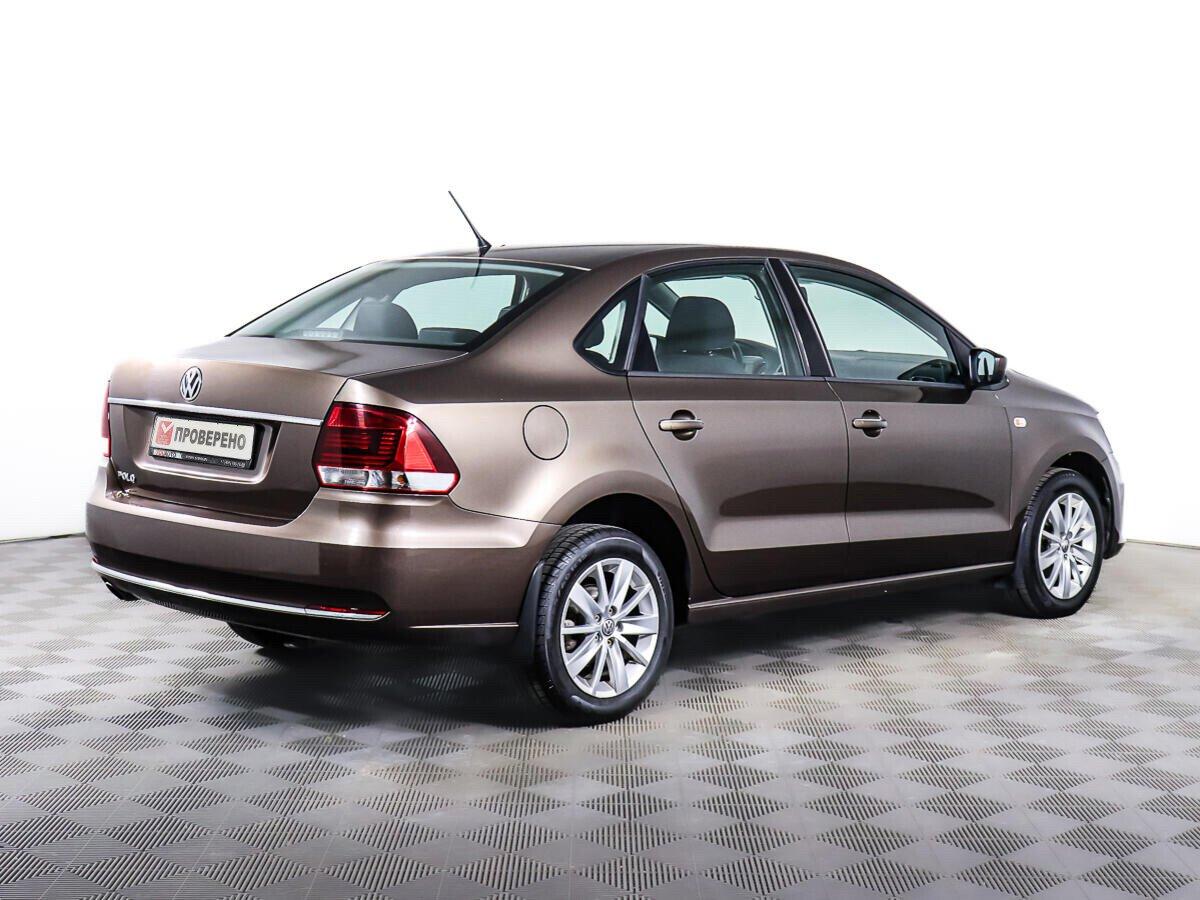 Volkswagen Polo 2019, коричневый