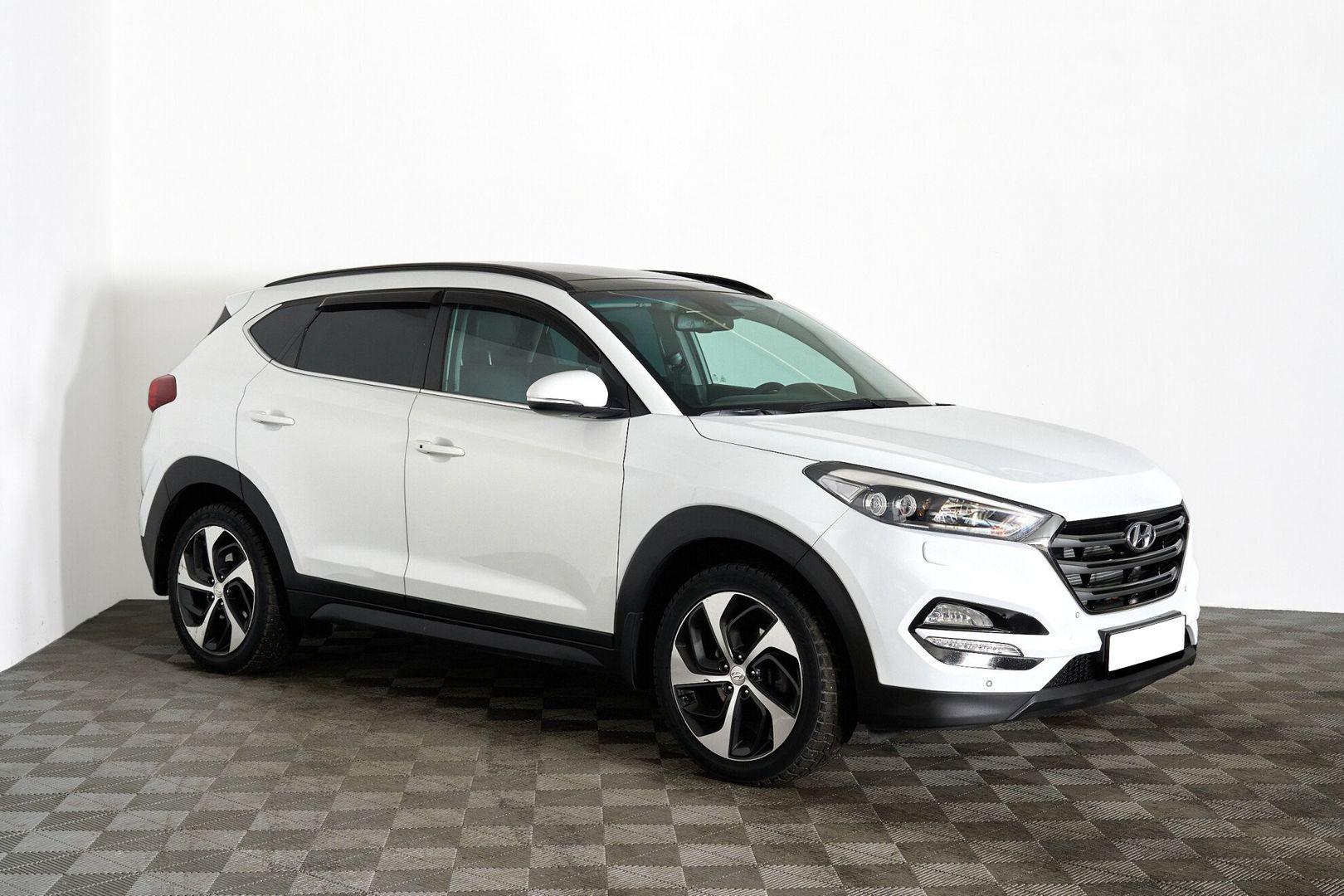 Hyundai Tucson 2018, белый