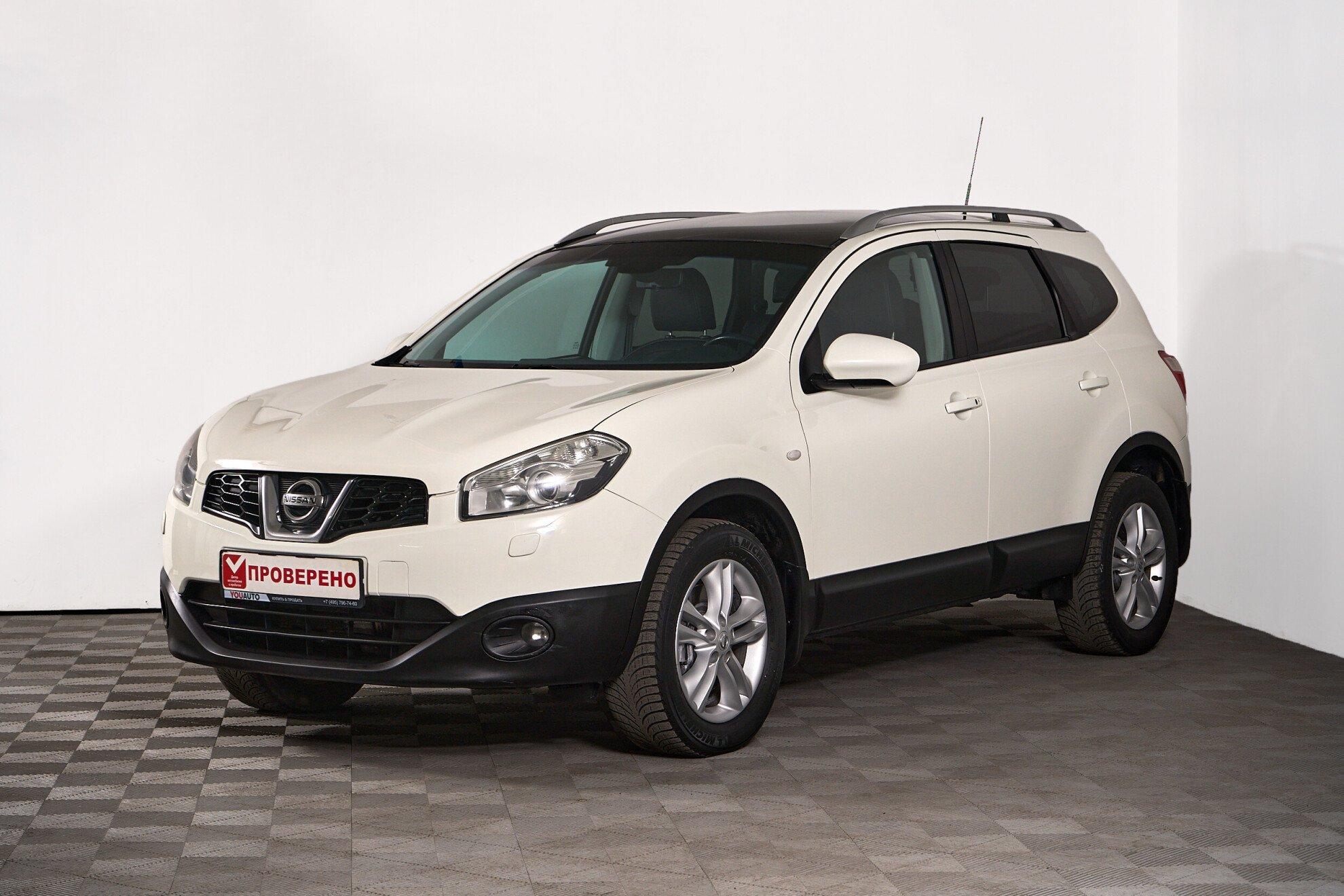 Nissan Qashqai+2 2013, белый