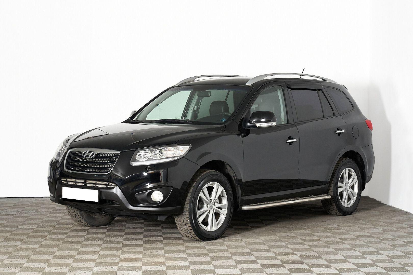 Hyundai Santa Fe 2011, черный