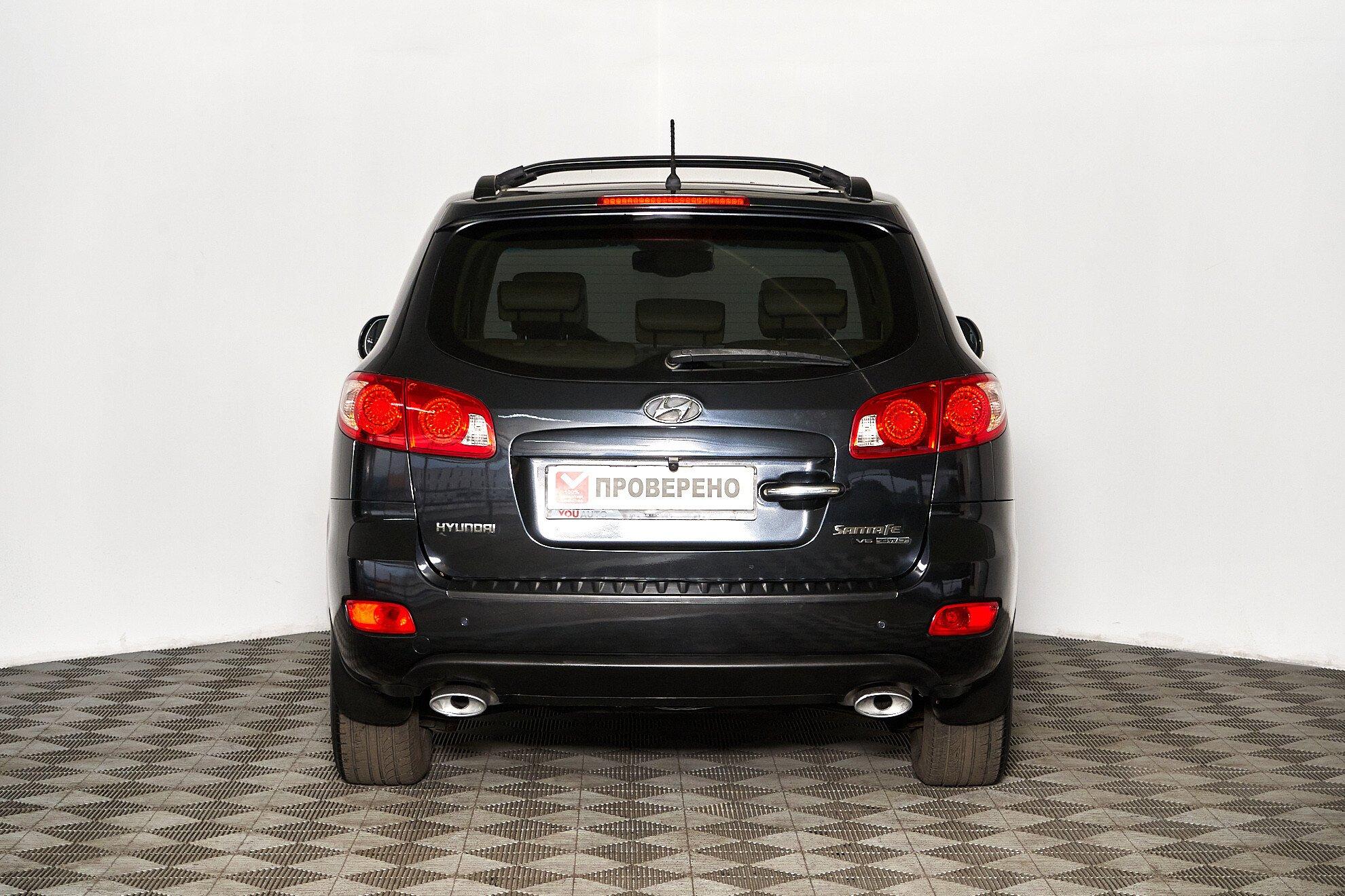 Hyundai Santa Fe 2008, черный