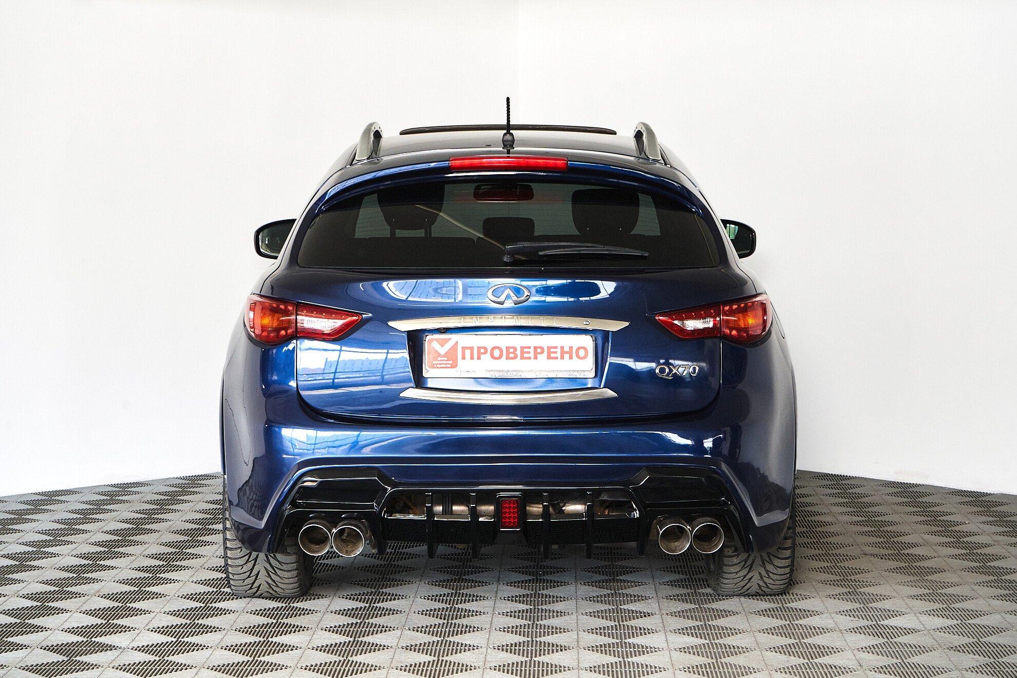 Infiniti QX70 2013, синий