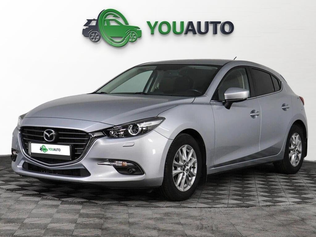 Mazda 3 2019, серебряный