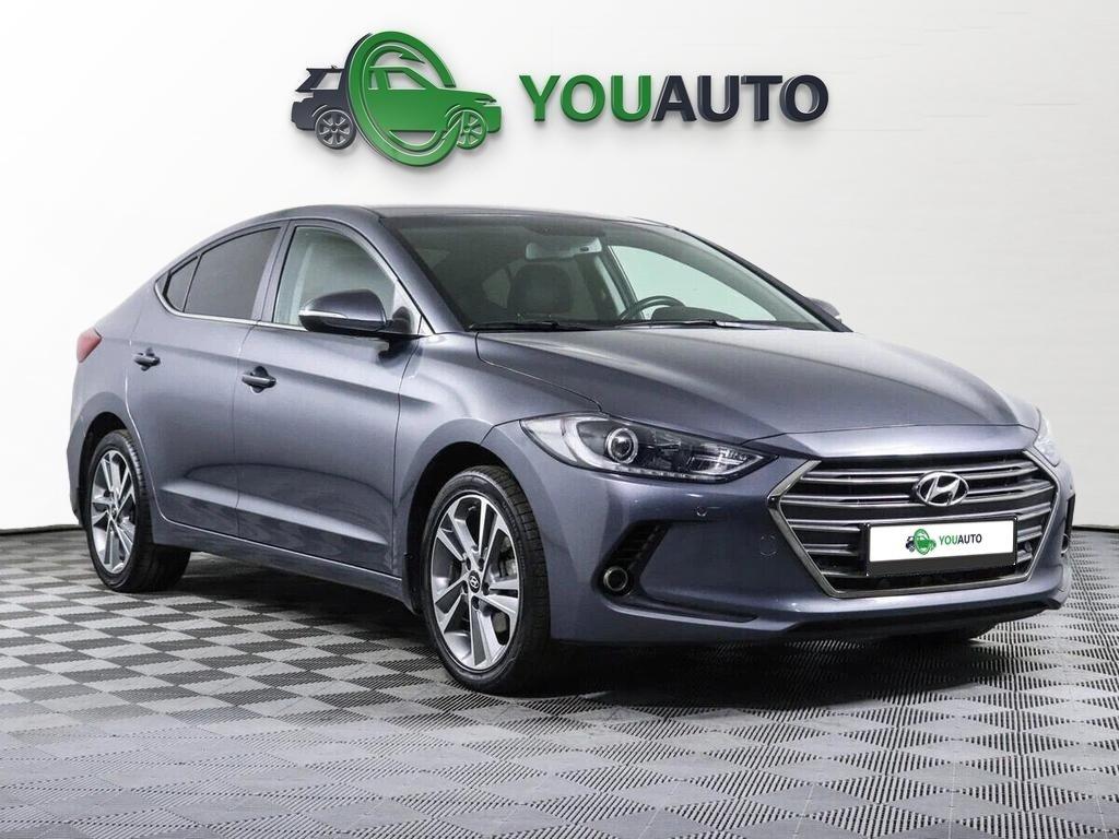 Hyundai Elantra 2018, серый
