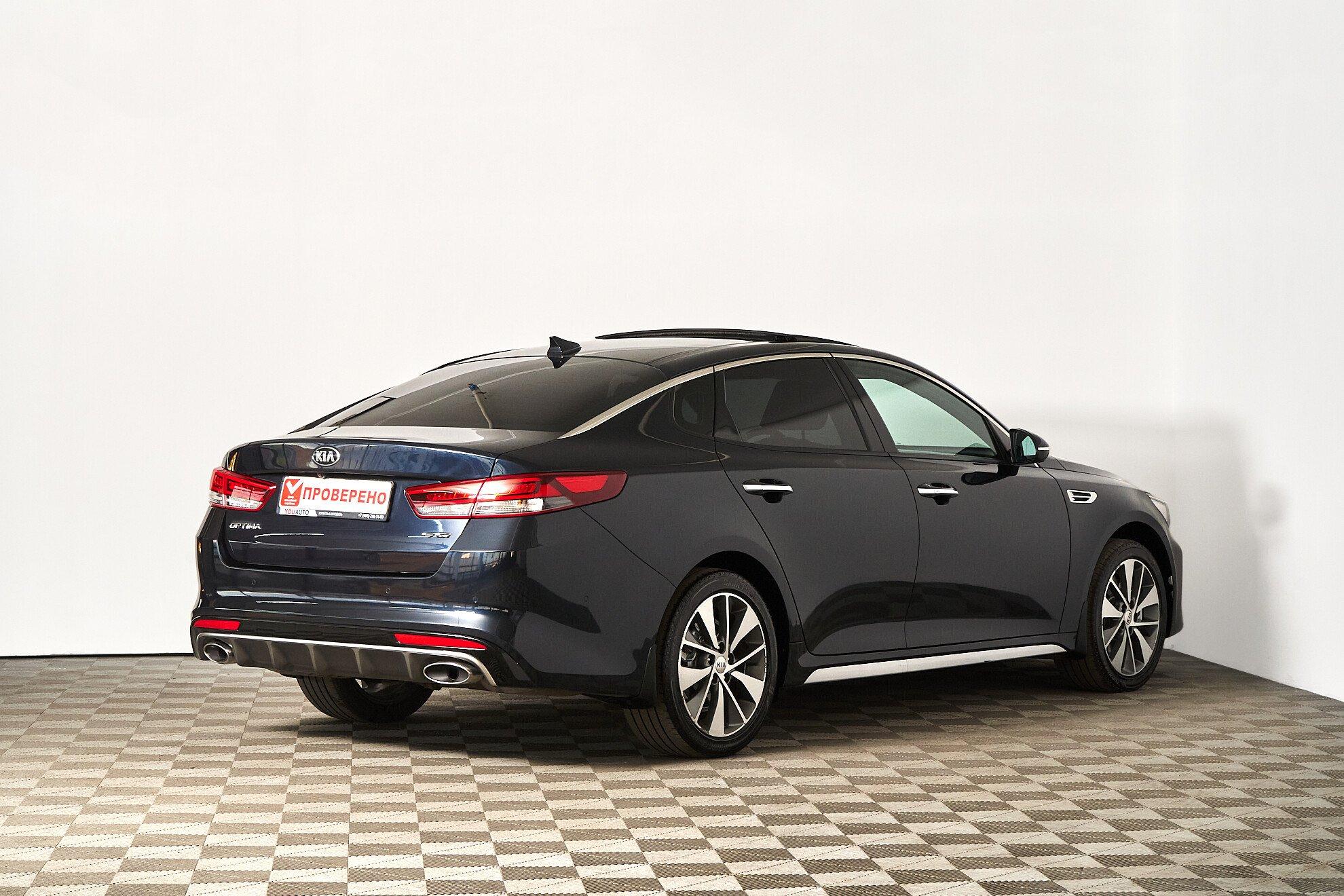 Kia Optima 2018, синий