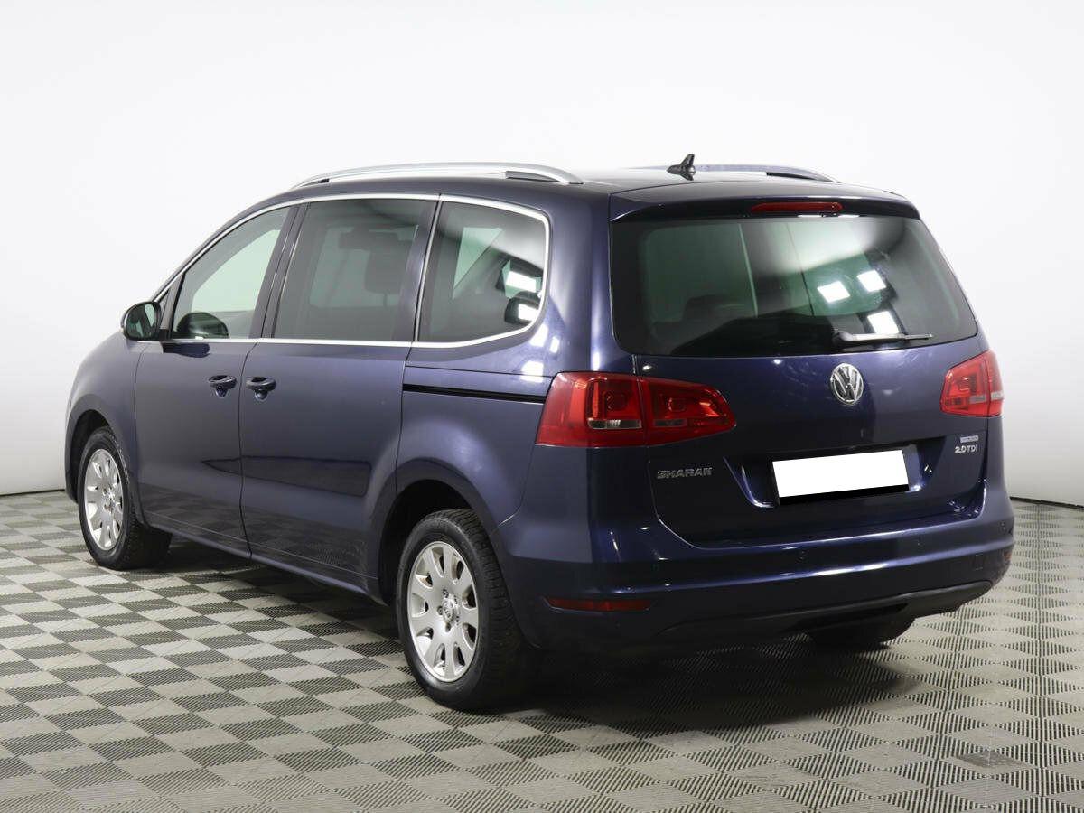 Volkswagen Sharan 2013, синий