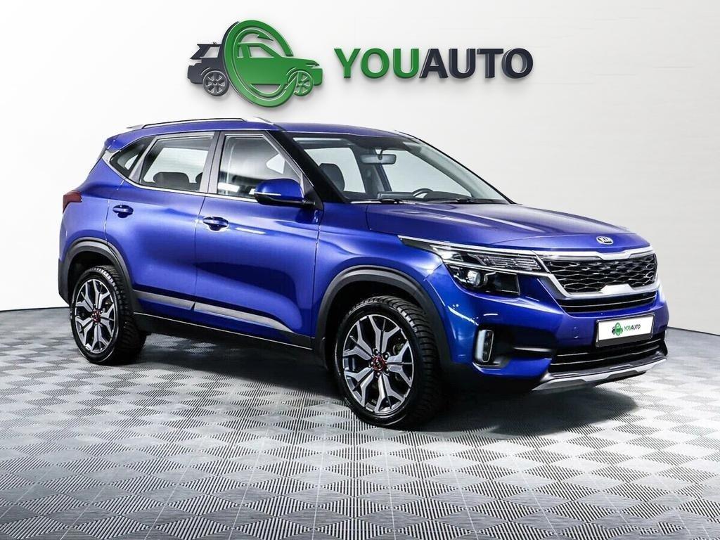 Kia Seltos 2021, синий