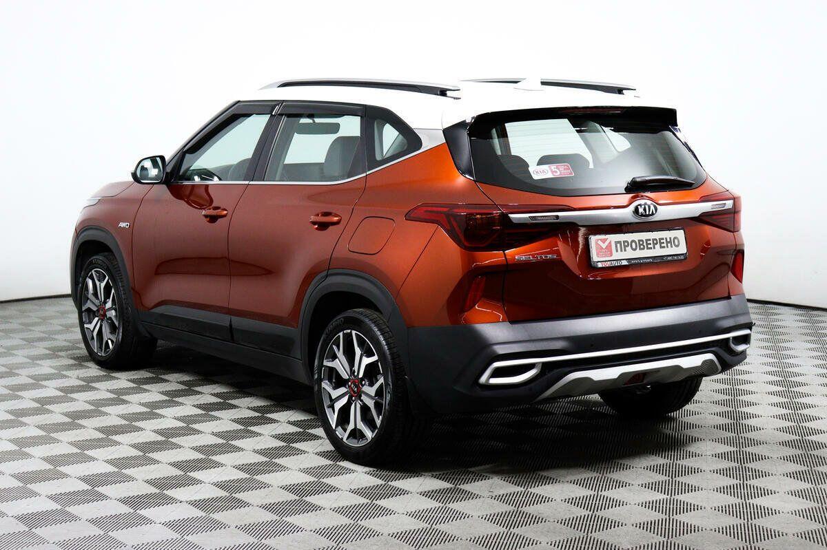 Kia Seltos 2021, оранжевый