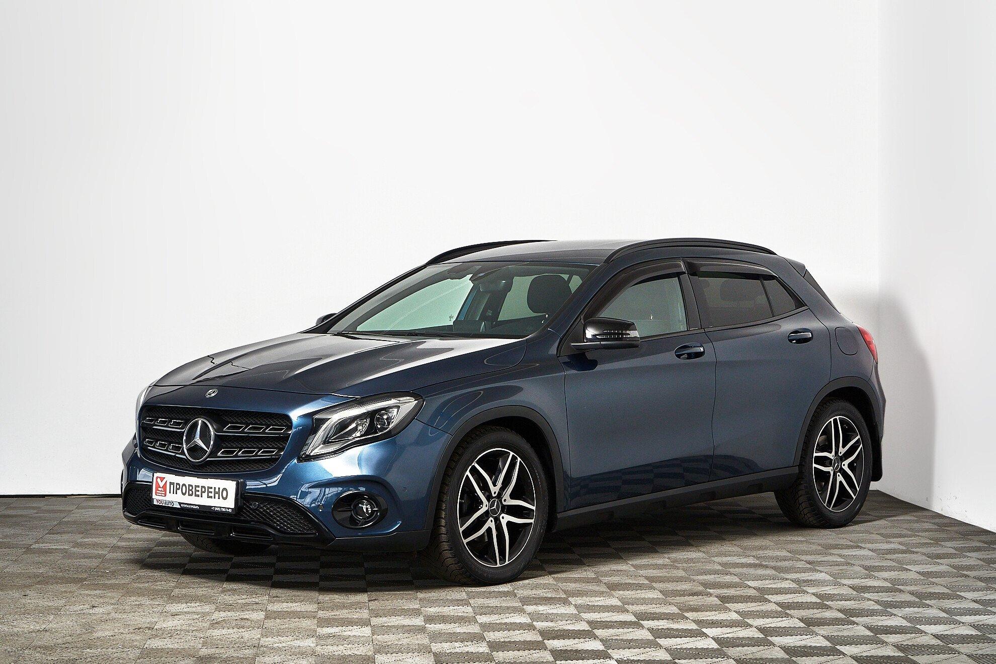 Mercedes-Benz GLA 2019, синий