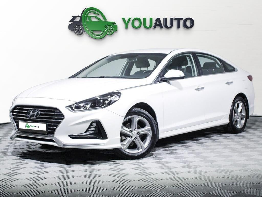 Hyundai Sonata 2019, белый