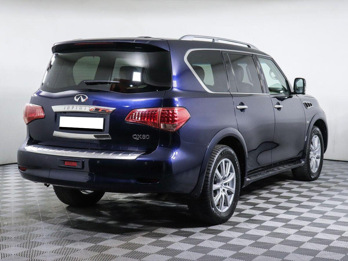 Infiniti QX80 2017, синий