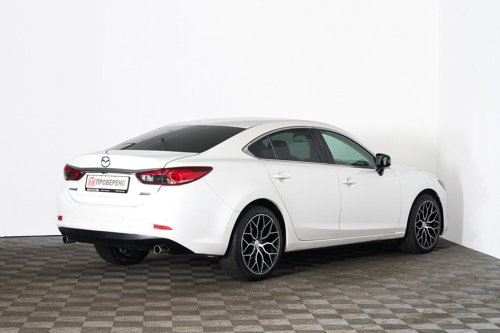 Mazda 6 2014, белый
