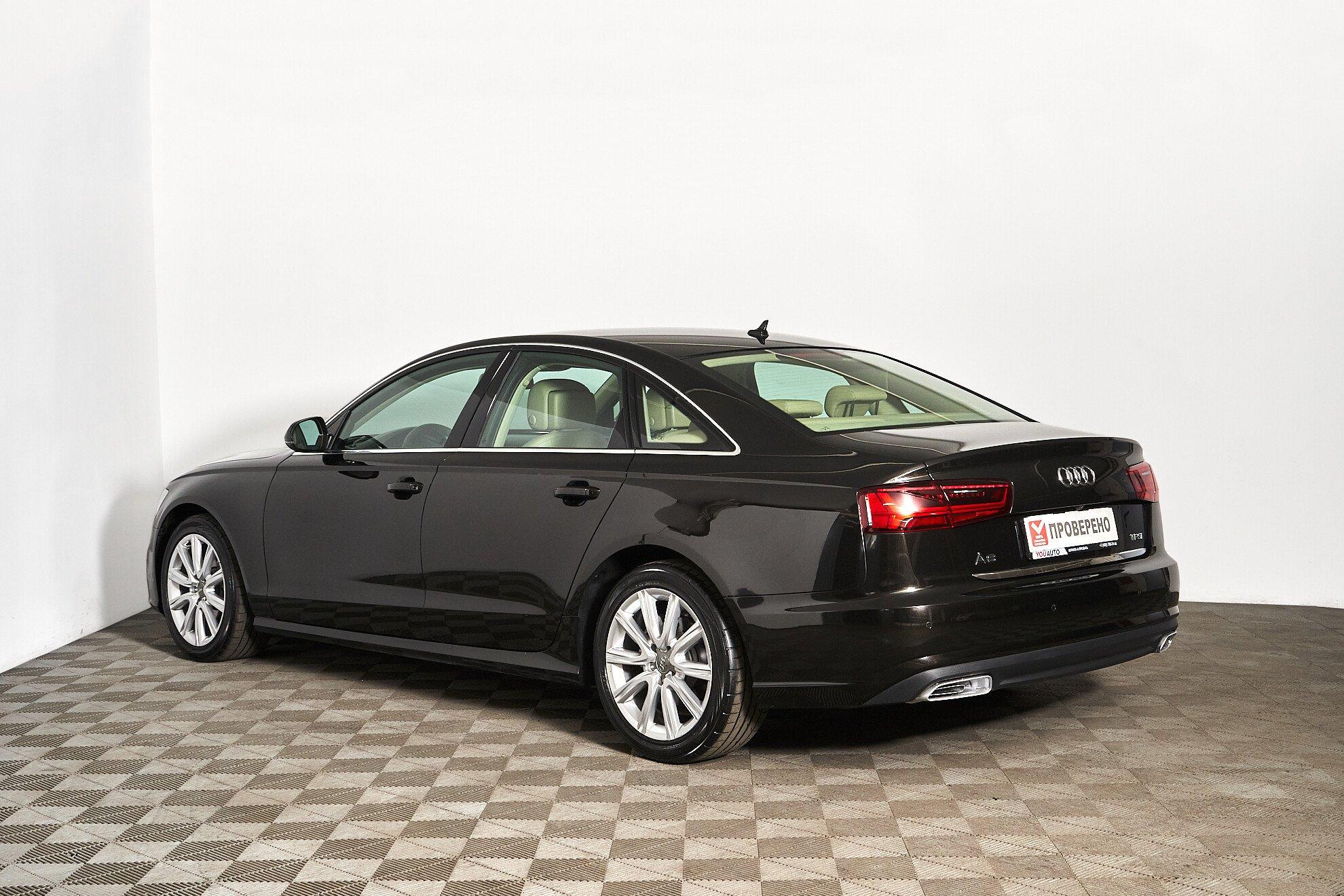 Audi A6 2017, черный