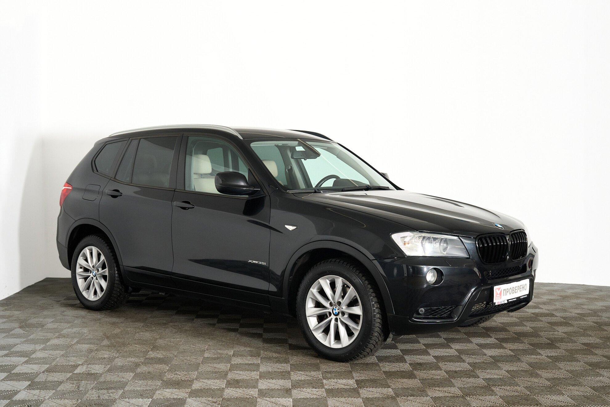 BMW X3 2011, черный