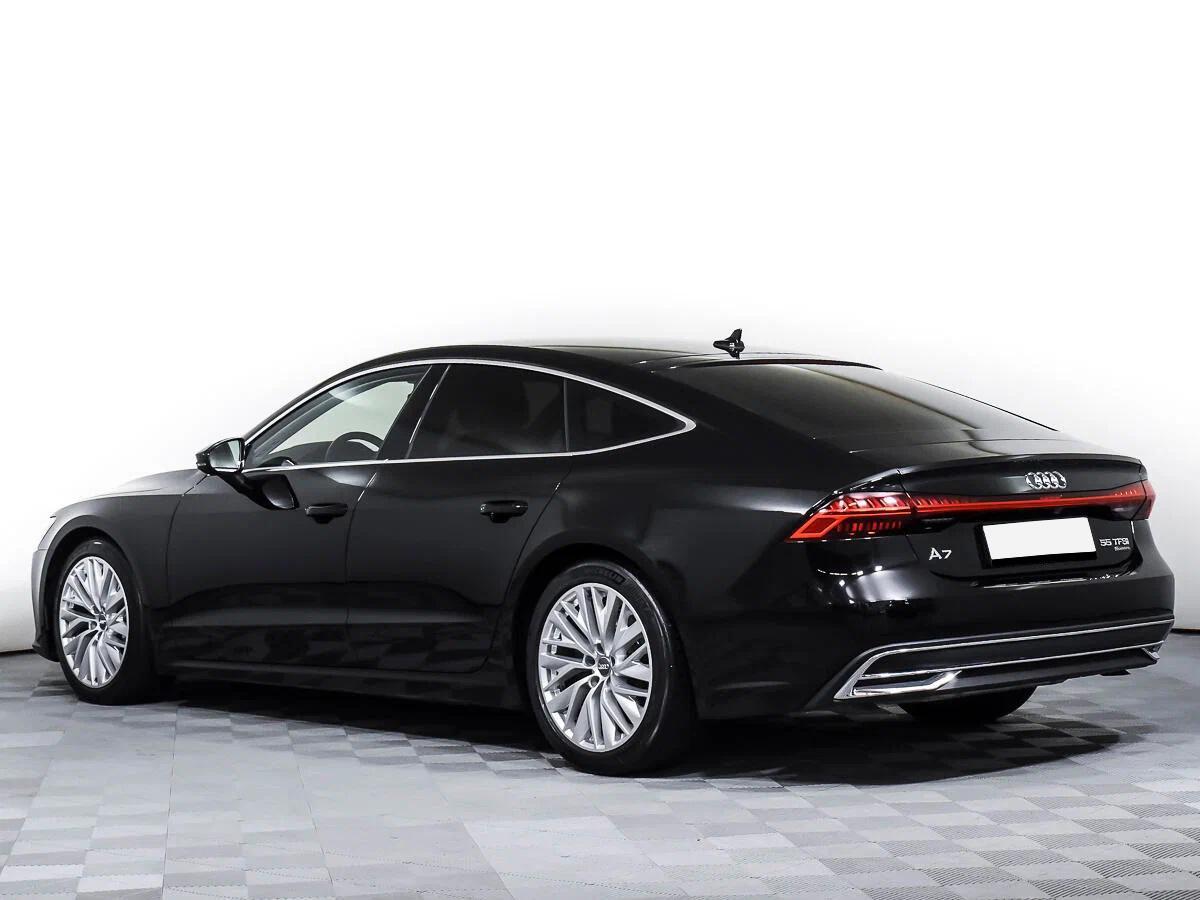 Audi A7 2020, черный