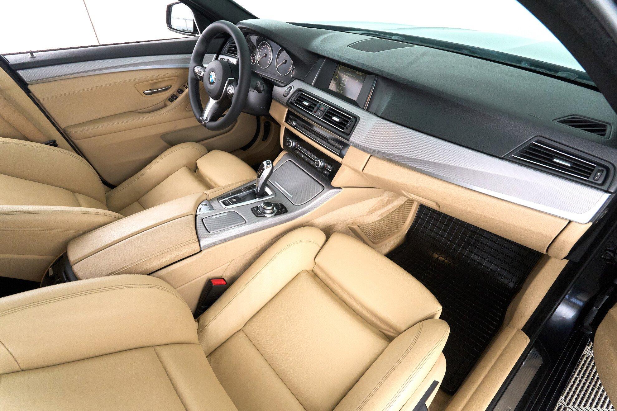 BMW 5 серии 2013, черный