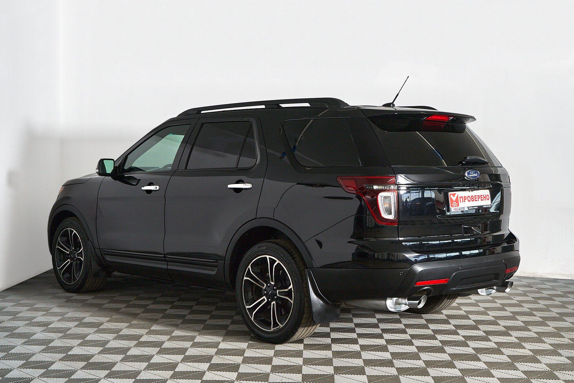 Ford Explorer 2014, черный