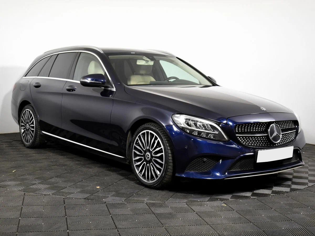 Mercedes-Benz C-Класс 2019, синий