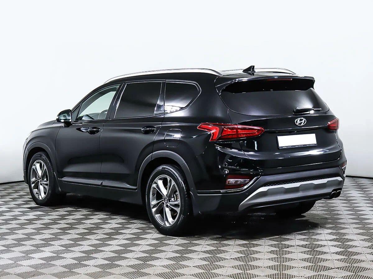 Hyundai Santa Fe 2019, черный
