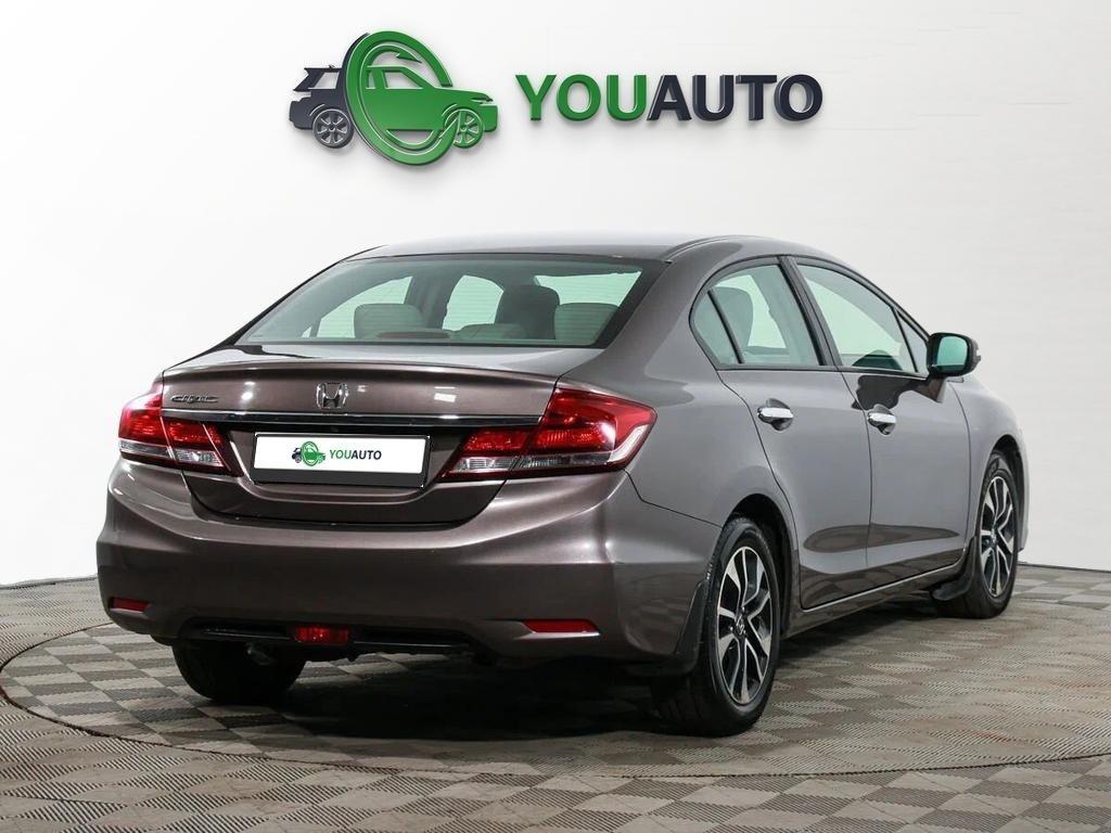 Honda Civic 2013, коричневый
