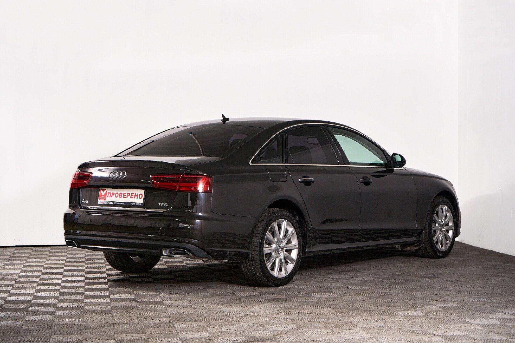 Audi A6 2016, серый