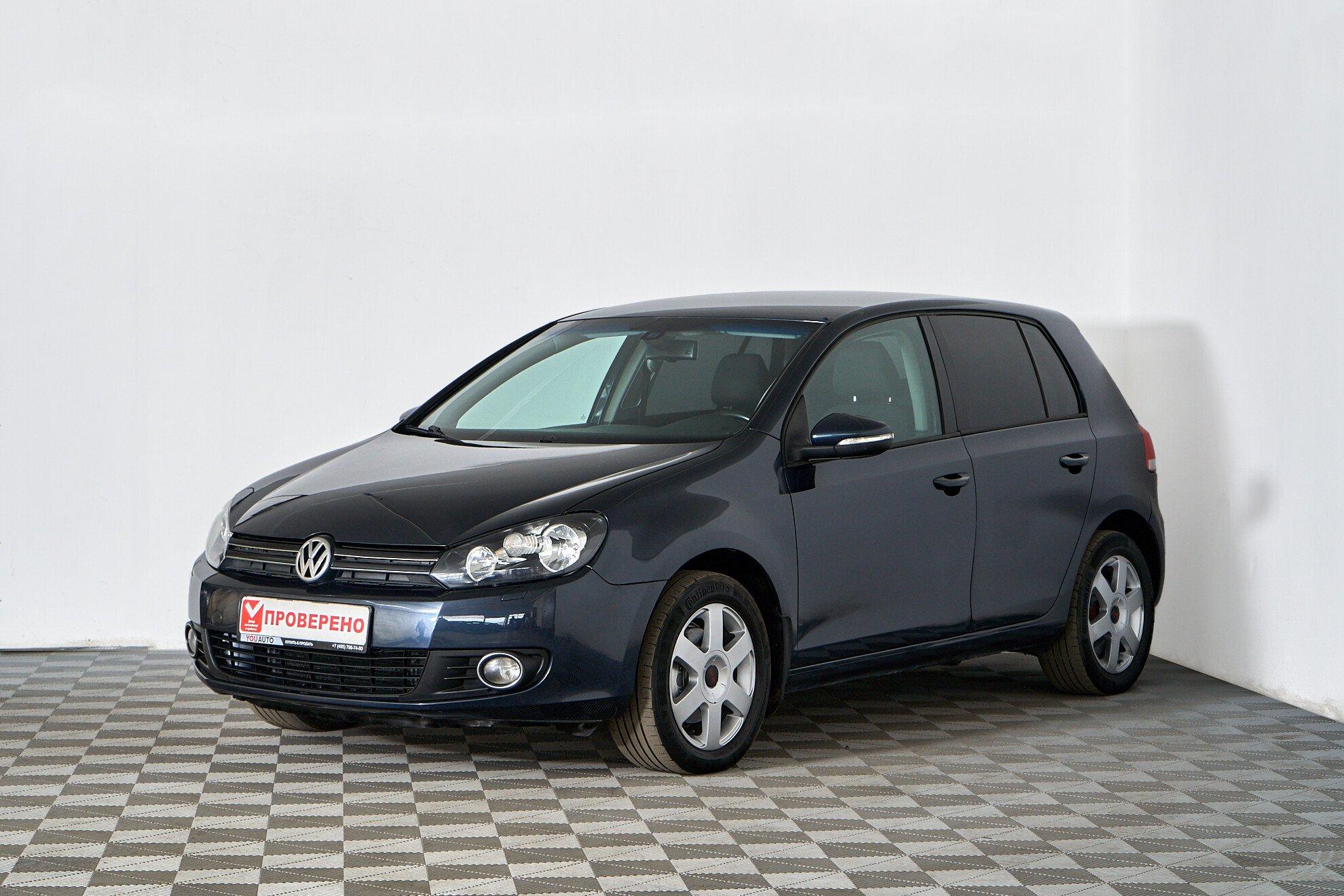 Volkswagen Golf 2011, синий