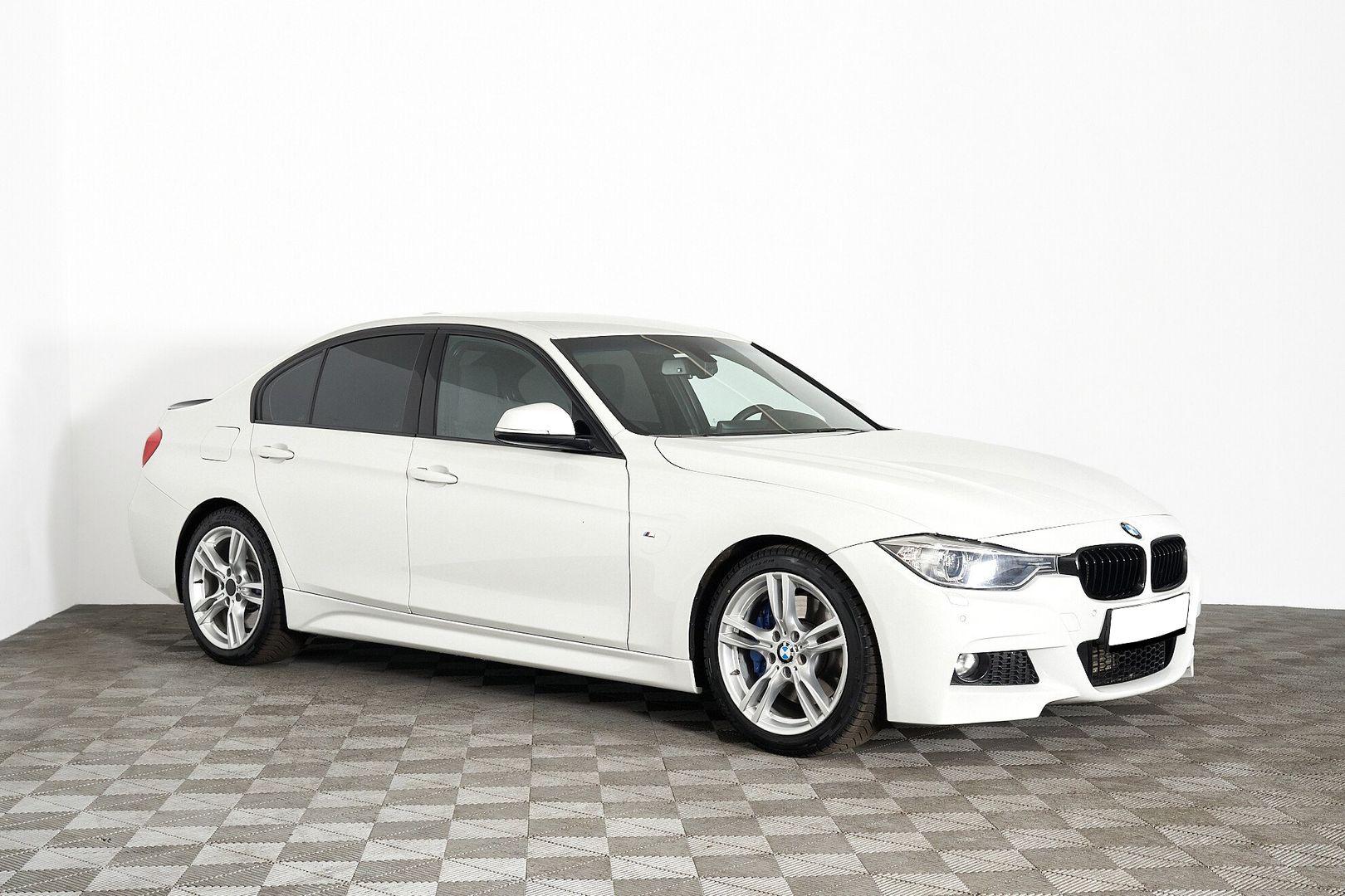 BMW 3 серии 2014, белый
