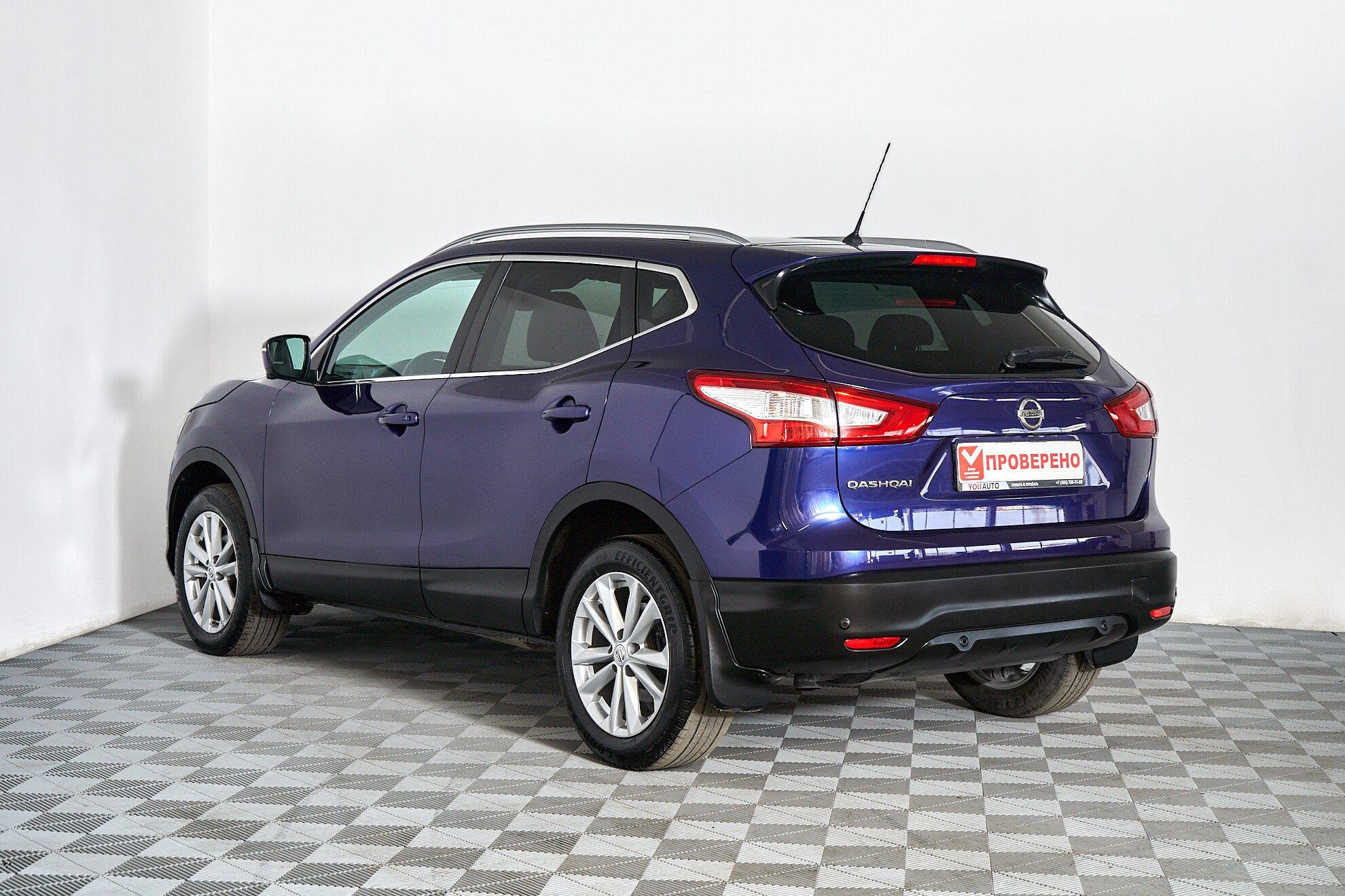 Nissan Qashqai 2018, синий