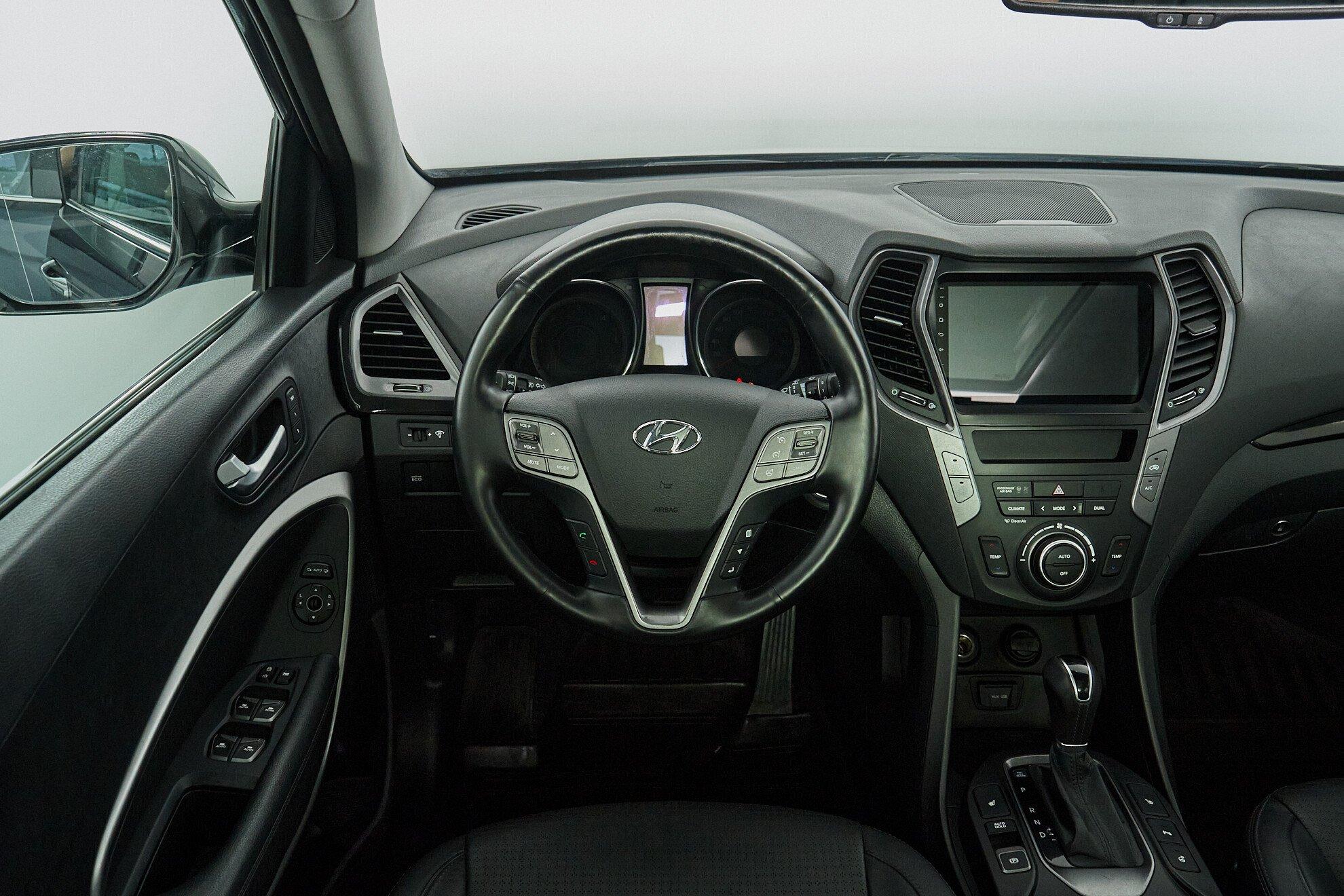 Hyundai Santa Fe 2014, синий