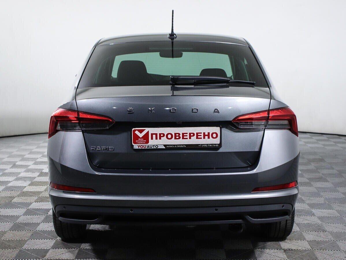 Skoda Rapid 2021, серый