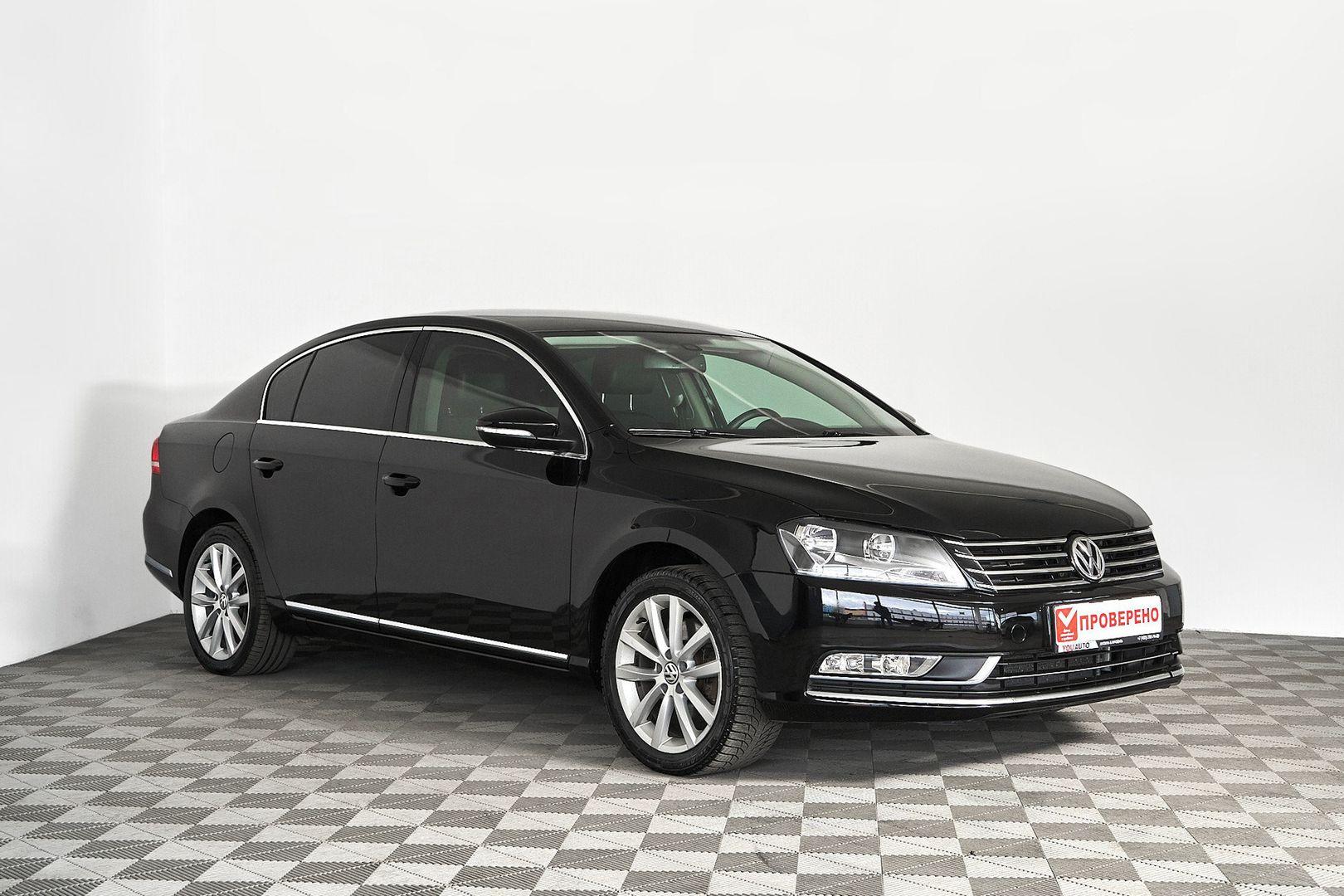 Volkswagen Passat 2013, черный