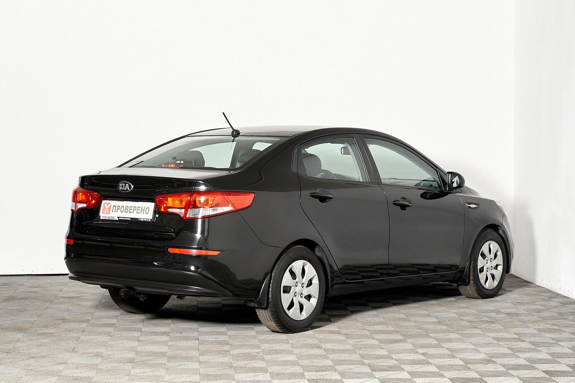 Kia Rio 2017, черный