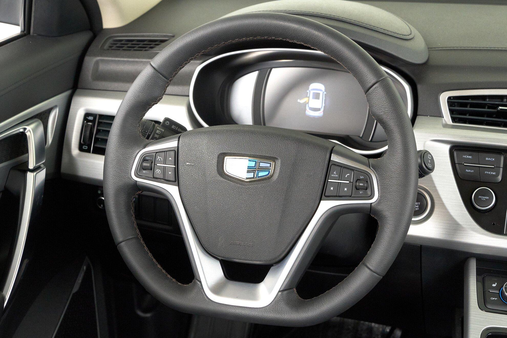 Geely Atlas 2018, черный