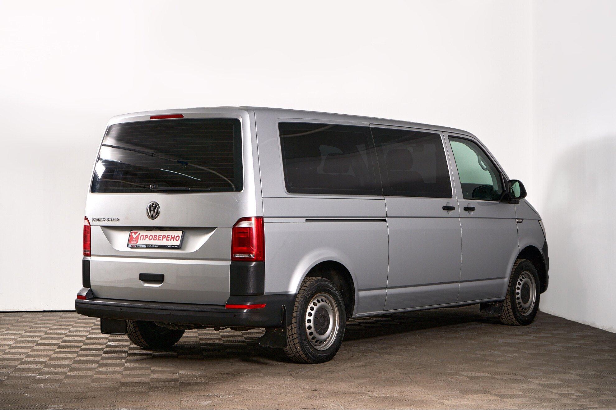 Volkswagen Transporter 2018, серебряный