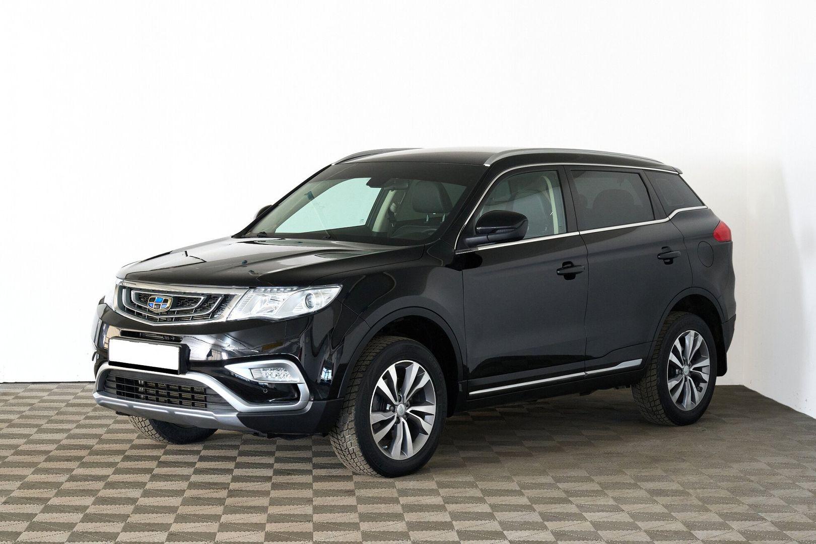 Geely Atlas 2018, черный