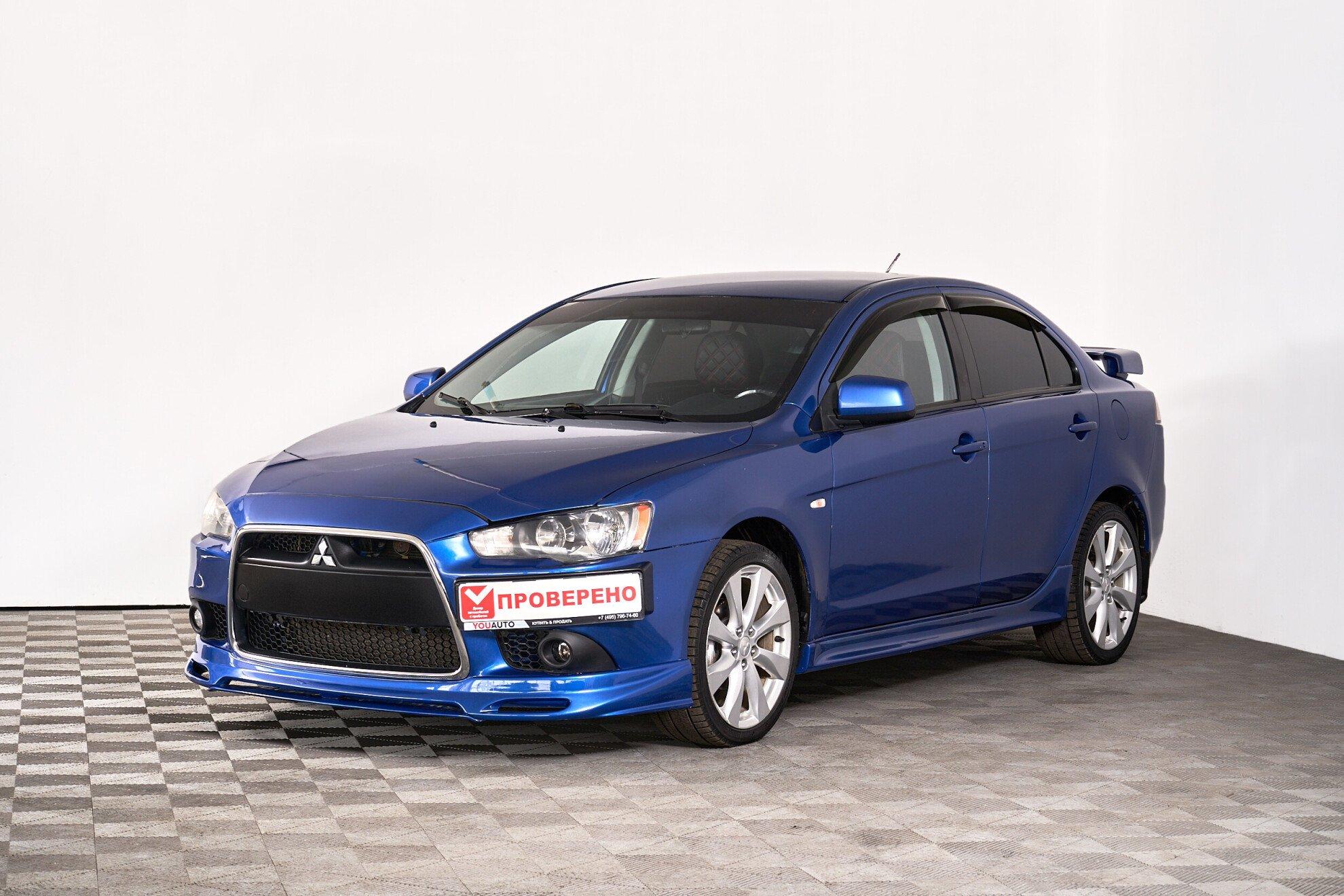 Mitsubishi Lancer 2013, синий
