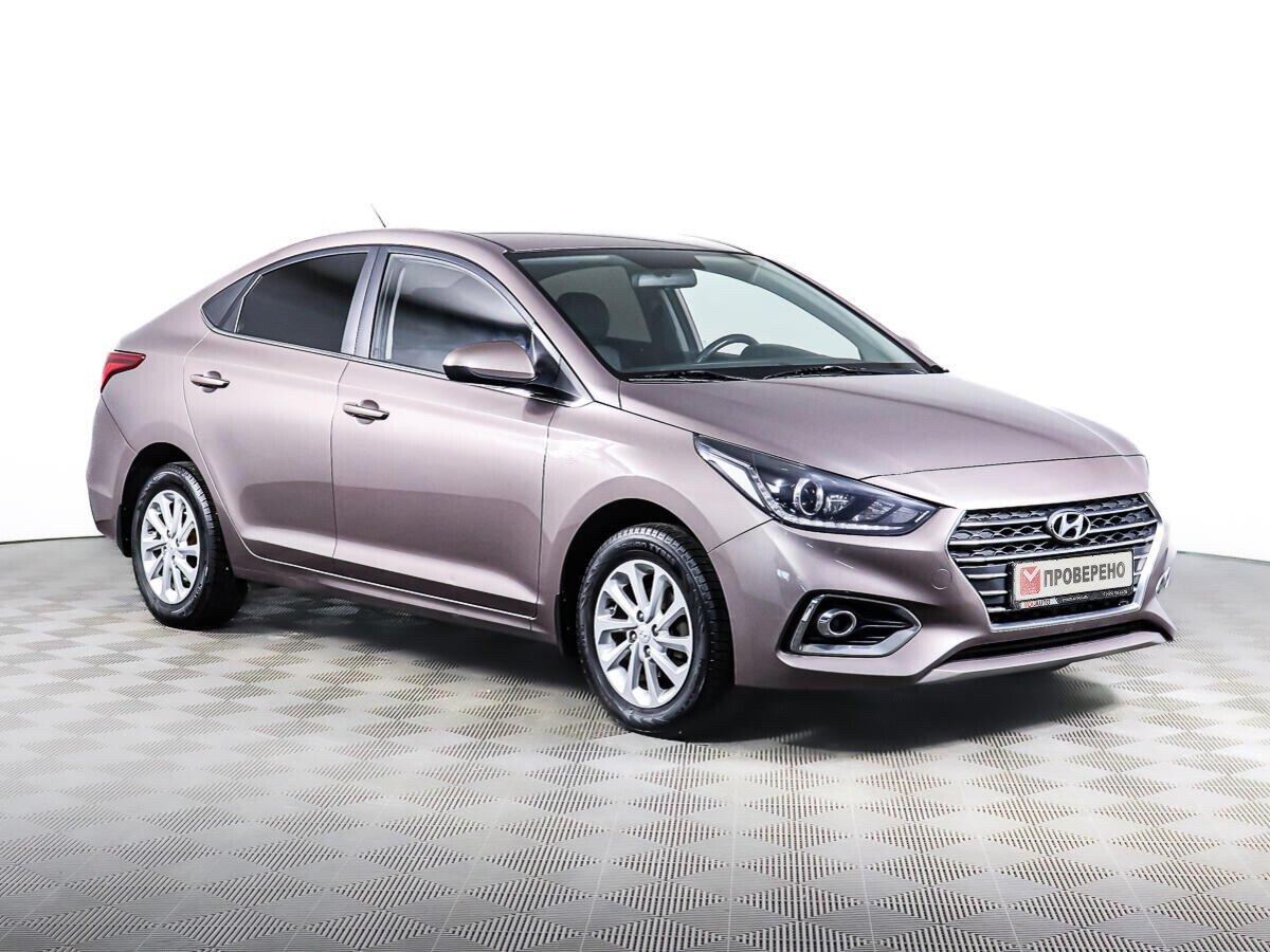 Hyundai Solaris 2019, серый