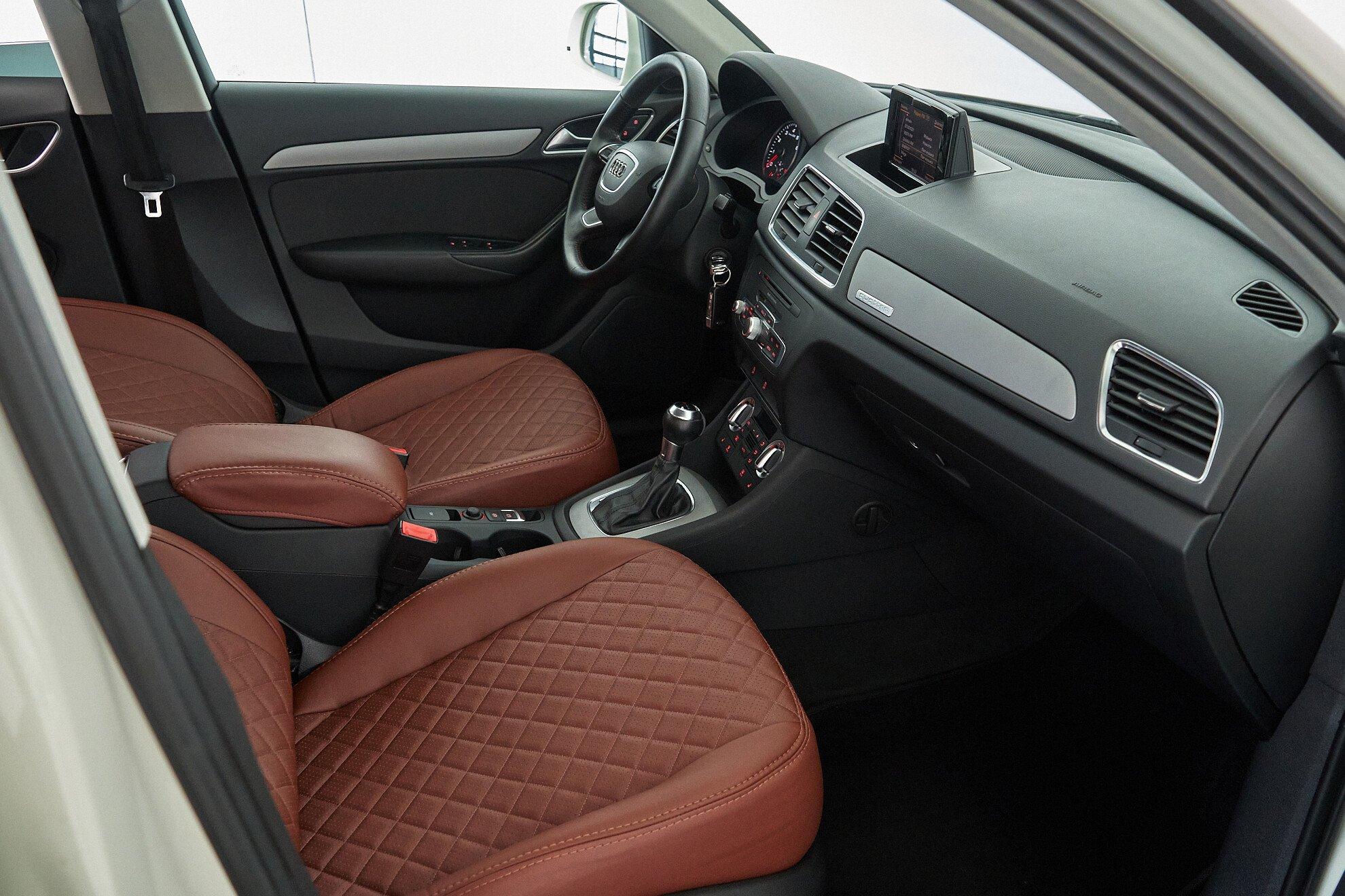 Audi Q3 2014, белый