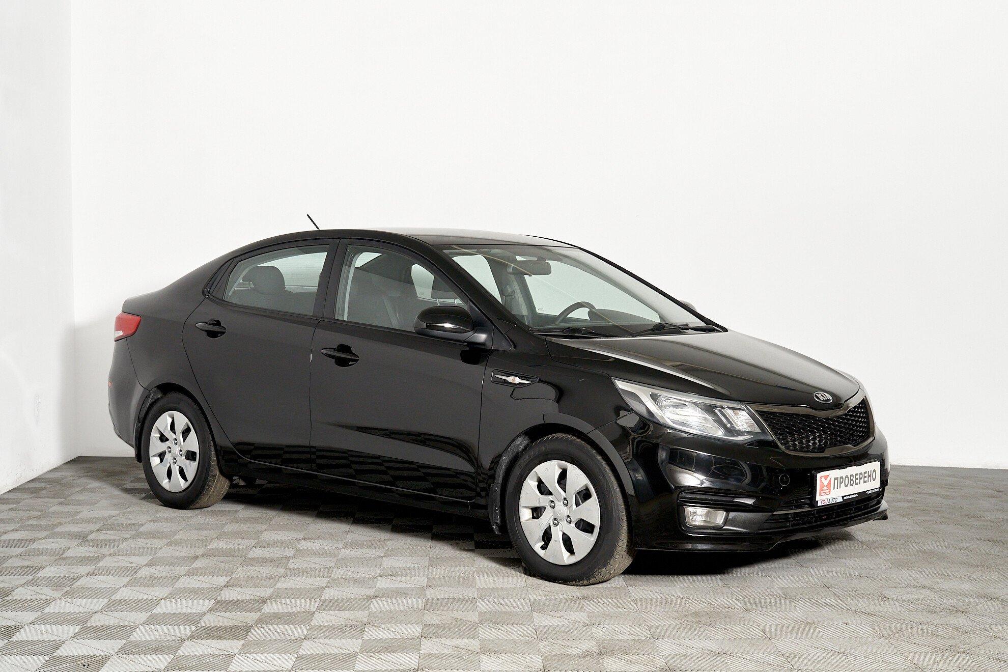 Kia Rio 2017, черный