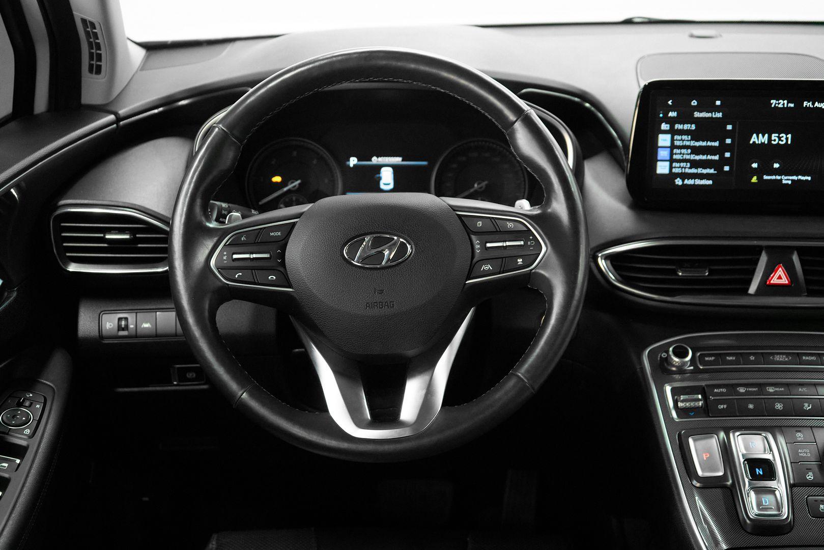 Hyundai Santa Fe 2020, белый