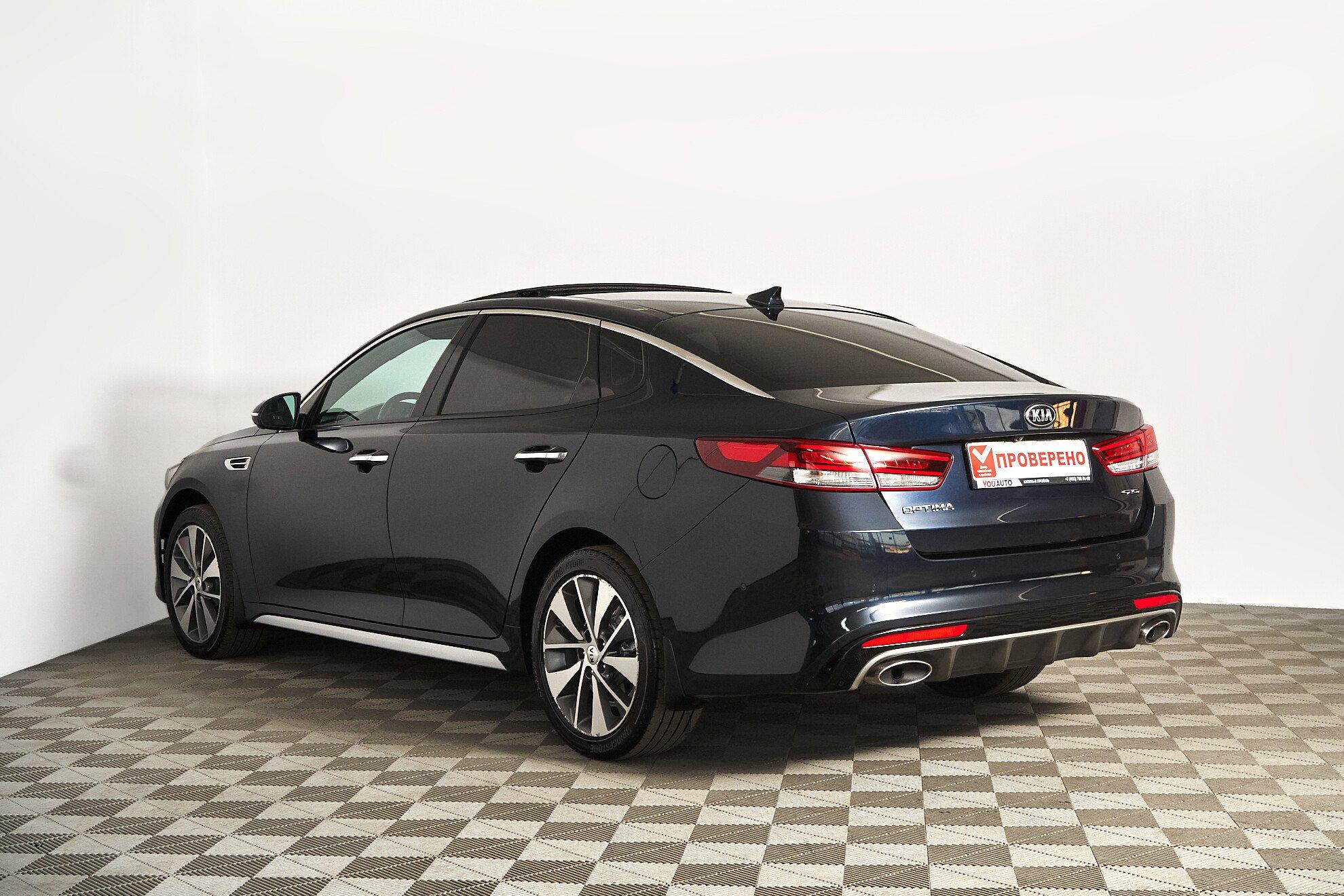 Kia Optima 2018, синий