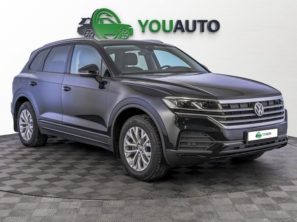 Volkswagen Touareg 2019, синий