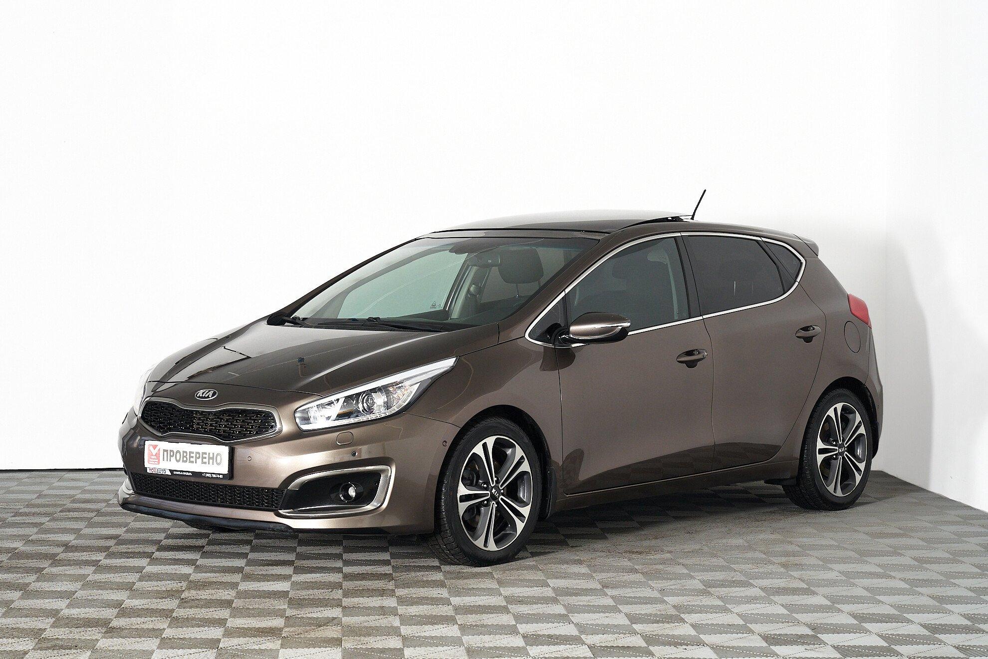 Kia Ceed 2017, коричневый