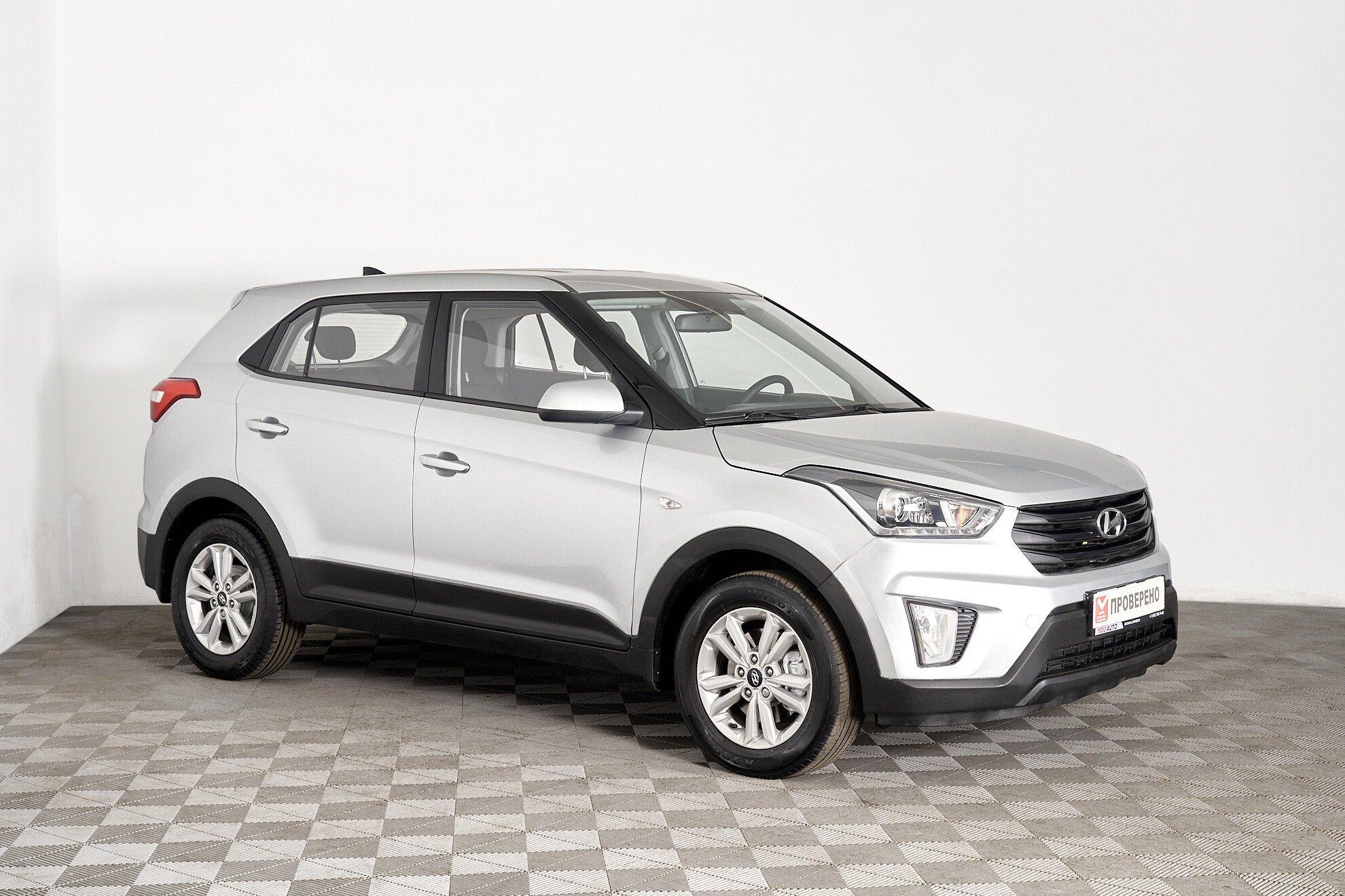 Hyundai Creta 2018, серебряный