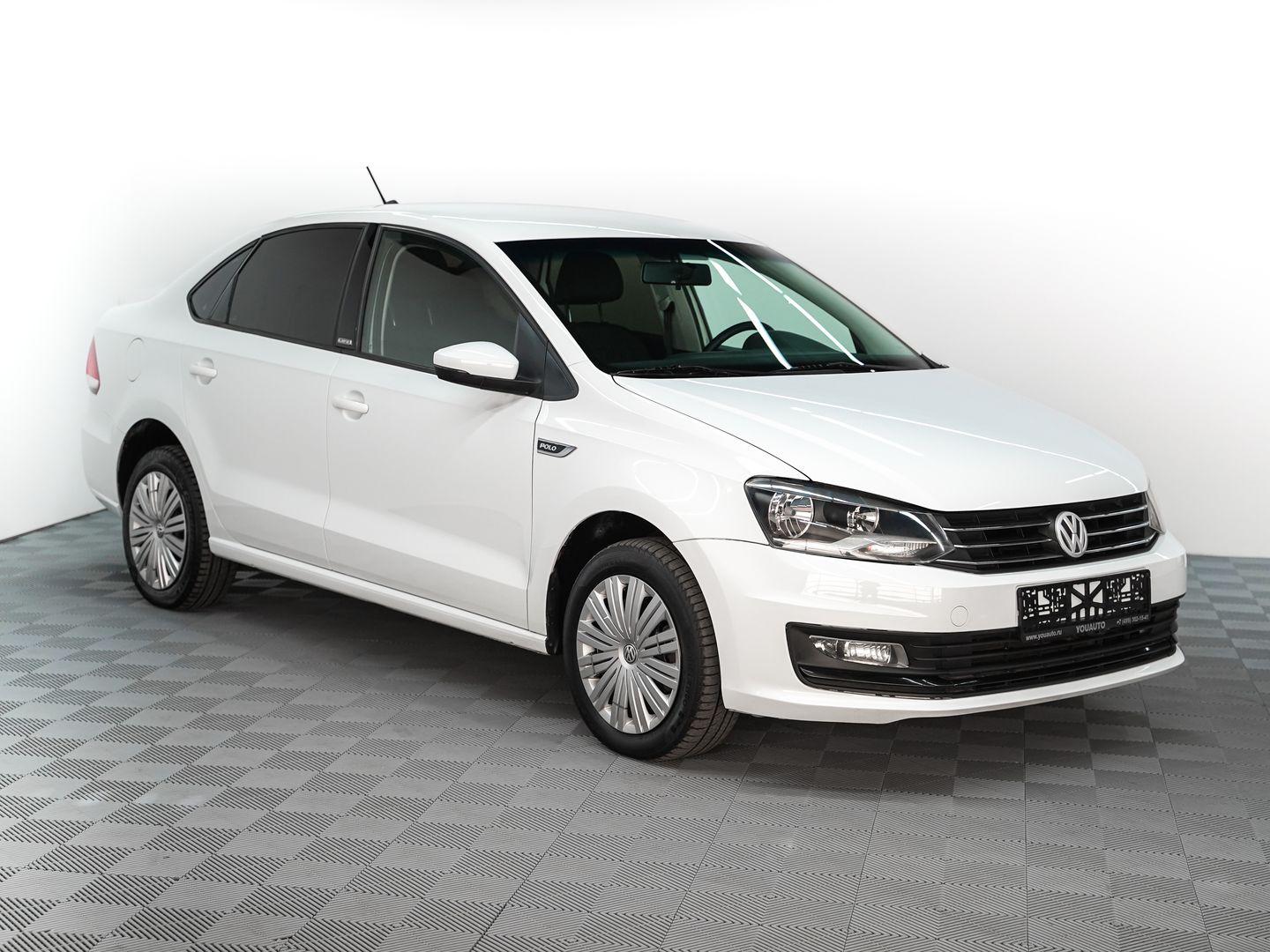 Volkswagen Polo 2017, белый