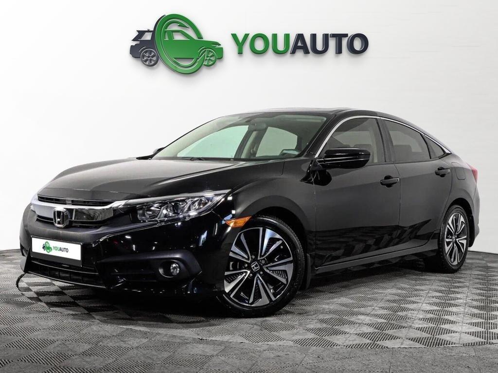 Honda Civic 2019, черный